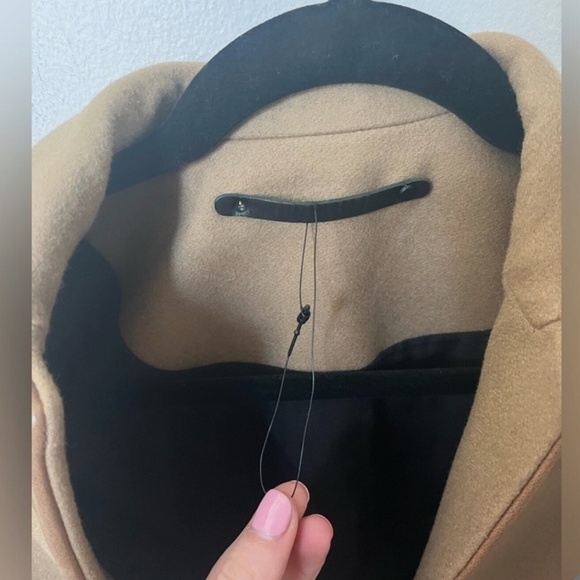 Rare Find, All Saints Fittes Wool Coat Size 2 - Picture 3 of 6